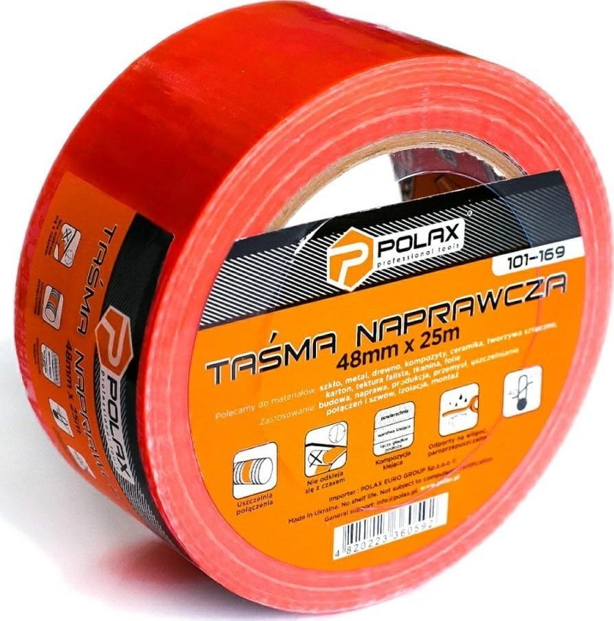 REPAIR TAPE 48mmx50m ORANGE 101-170 aw_964442
