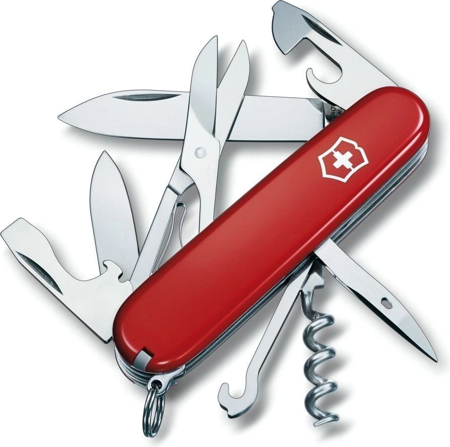 Swiss Army knife CLIMBER red 1