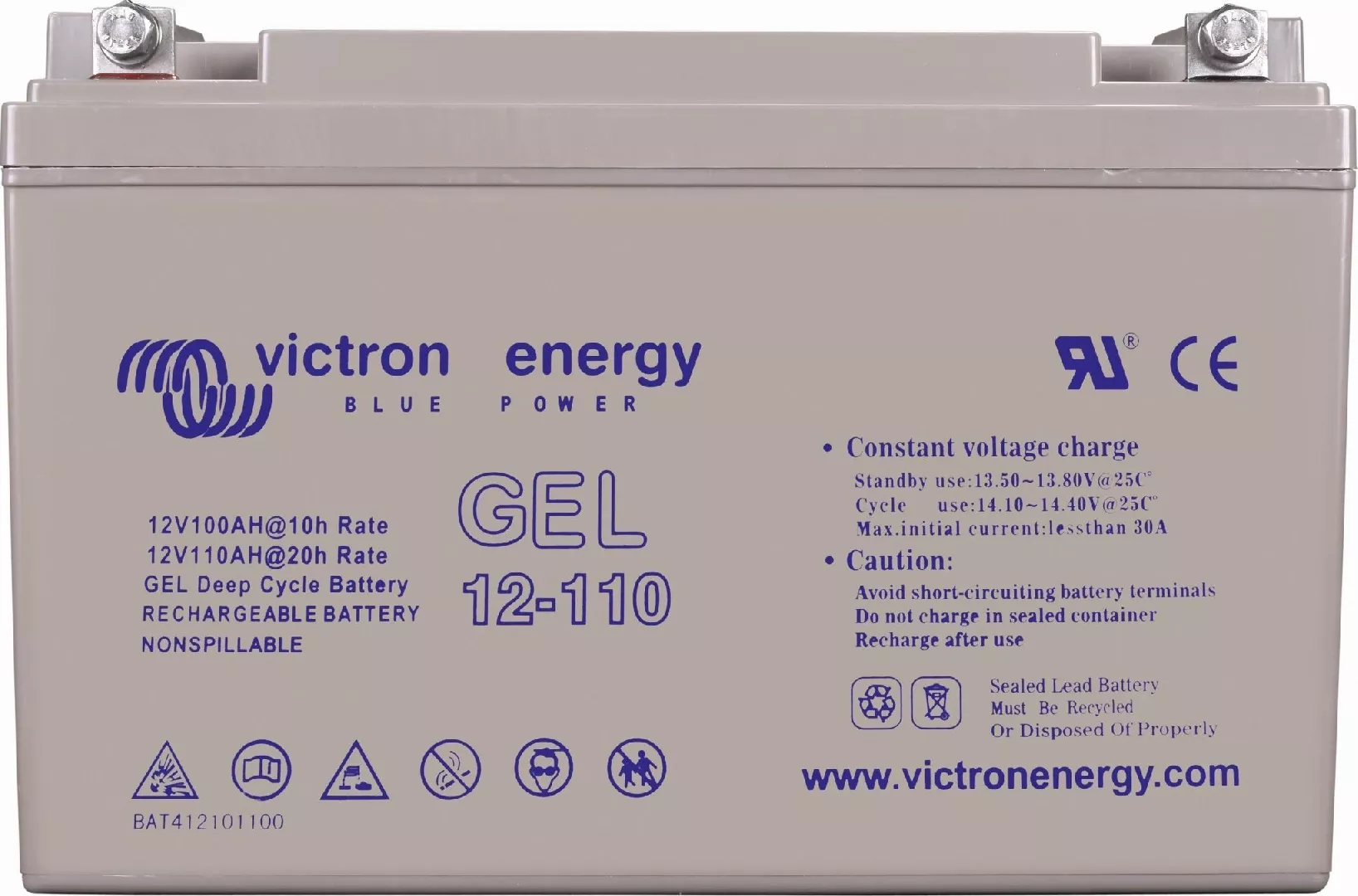 12V/220Ah Gel Deep Cycle Batt. BAT412201104