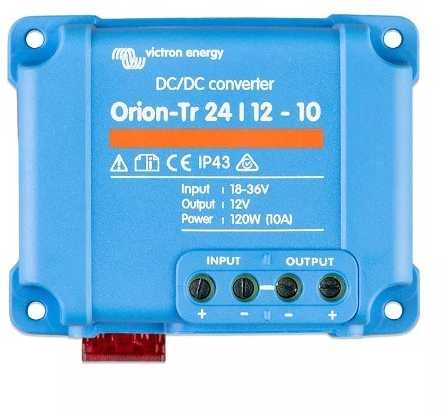 Voltage converter DC/DC 24V:12V 10A (120W)