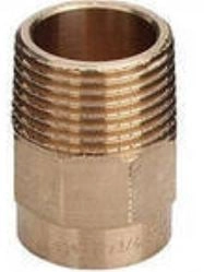 Viega Złączka przejściowa nypel 15mmx1/2" brąz