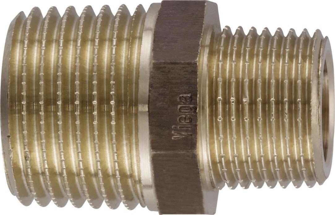 Reducing connector 3/8 x 1/4 brown