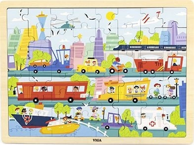 Viga 44582 Puzzle on a base