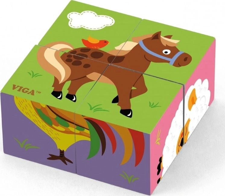 Viga Wooden puzzle Farma Puzzle Viga