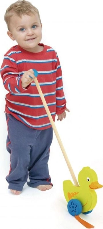 Viga Viga Toys Wooden Duck Pusher