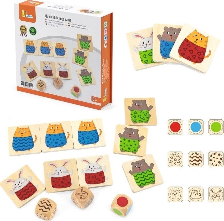 Viga Toys VIGA Wooden Puzzle Quick