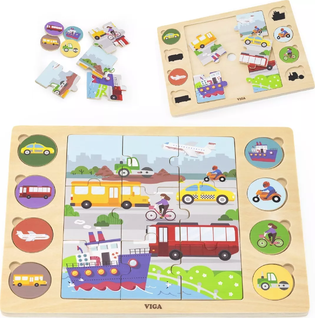 Viga Toys VIGA Wooden Puzzle Guess