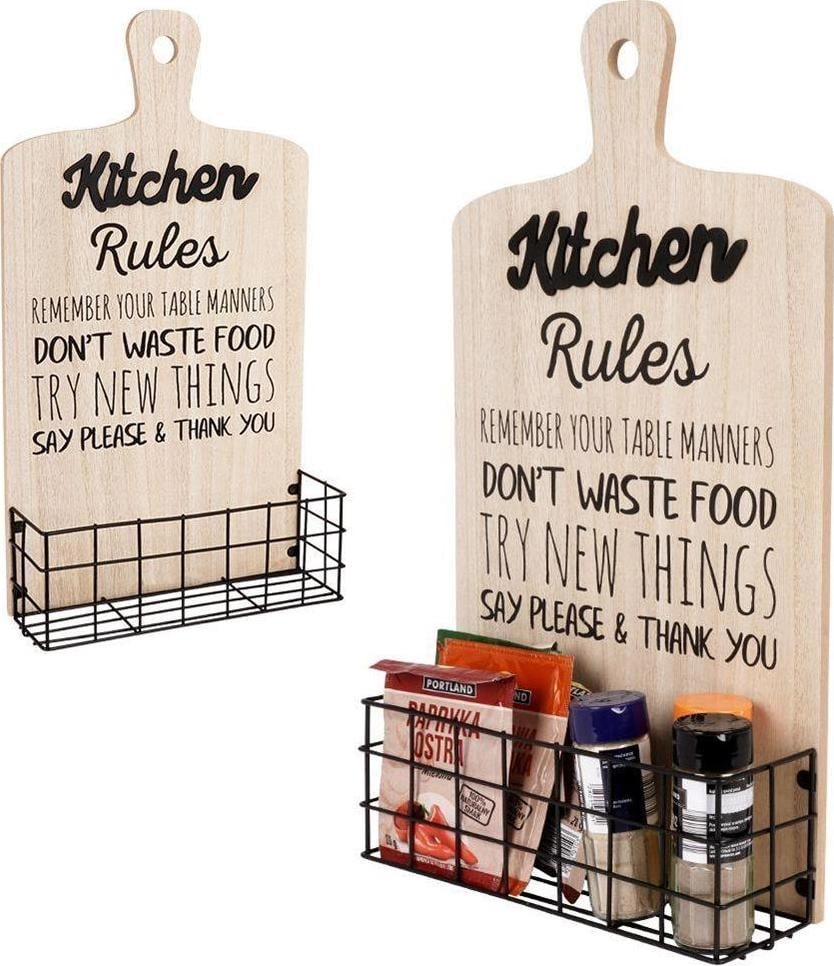 Vilde Kitchen metal shelf loft wall