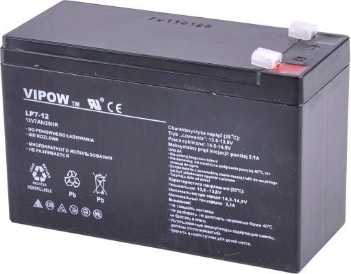 VIPOW 12V 7.0Ah Gel Battery