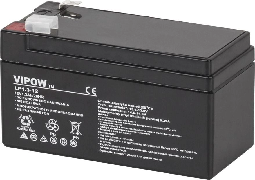 Vipow Akumulator 12V/1.3Ah (BAT0213) BAT0213