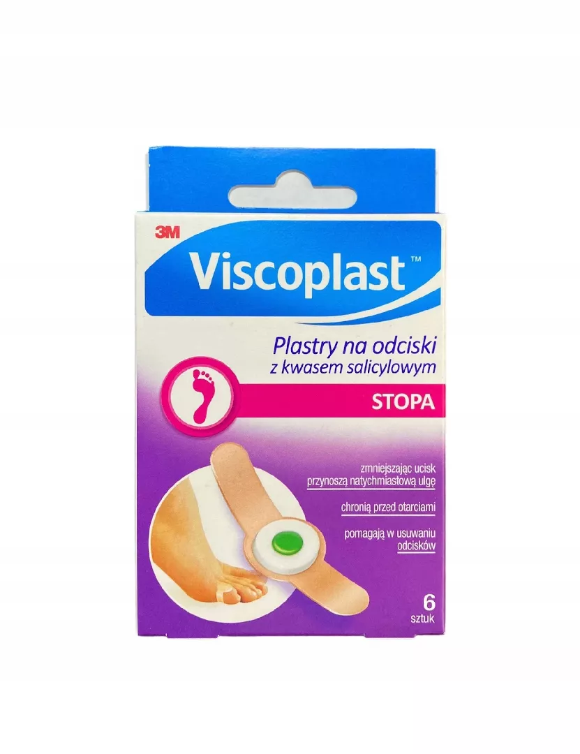 Plastry na odciski VISCOPLAST  z kwasem