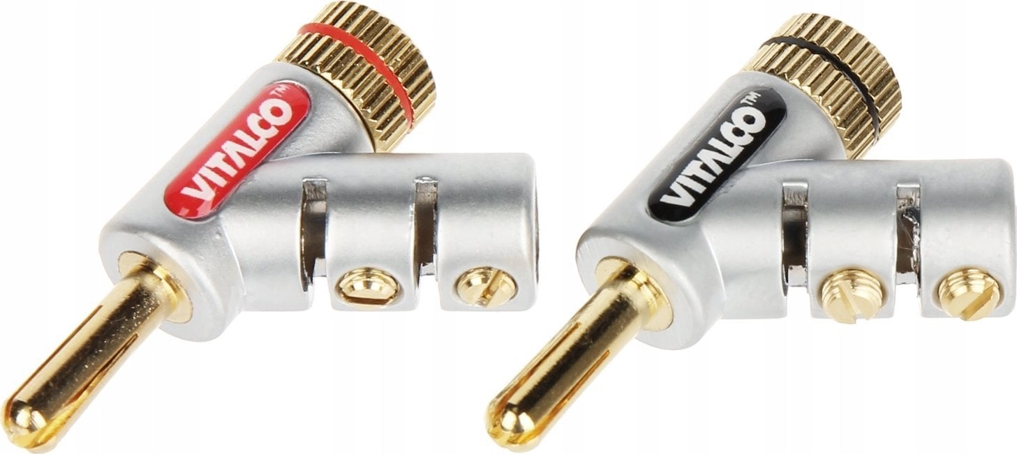 Vitalco PAIR OF ANGLE BANANA PLUGS