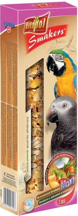 Vitapol NUT-COCONUT SMAKERS FOR LARGE PARROTS