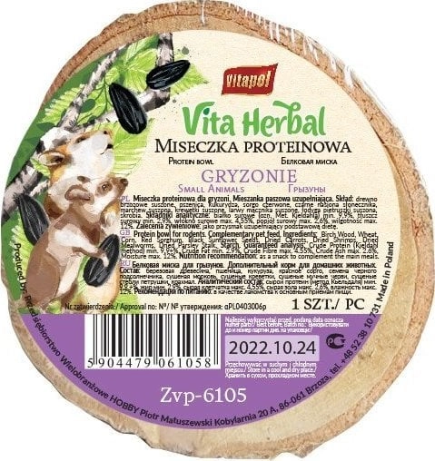 Vitapol Protein bowl for rodents  1