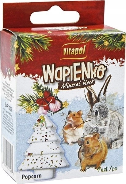 Vitapol Kostka wapienna choinka z popcornem