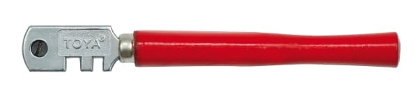 VOREL GLASS KNIFE WOODEN HANDLE 05100