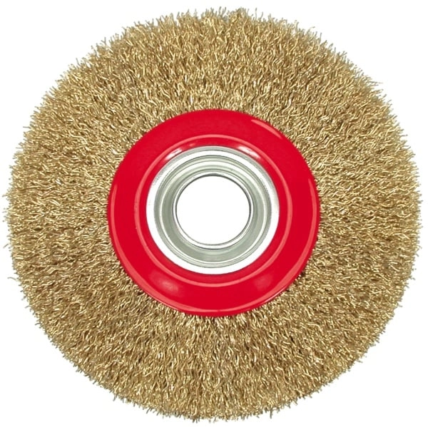 Vorel Disc brush crimped wire 200x15mm