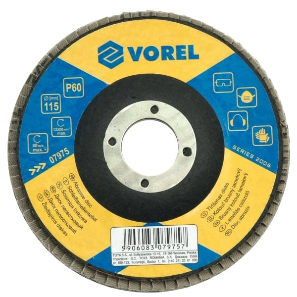 VOREL FLAP WHEEL 125mm P 80