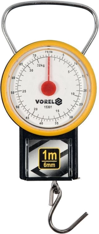 VOREL SPRING SCALE WITH A ROLLABLE