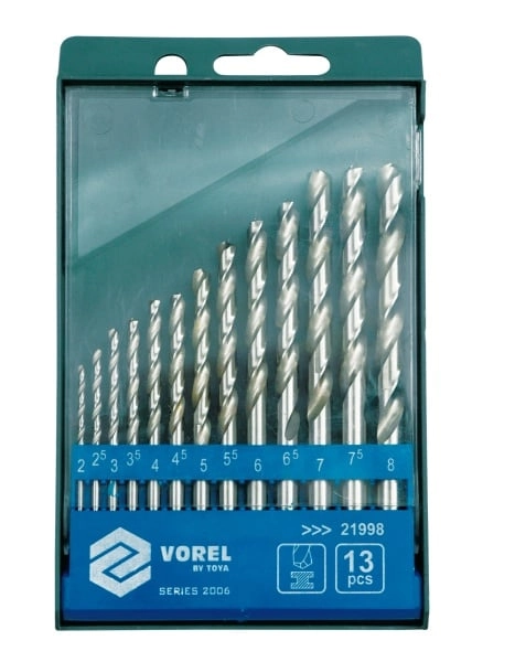 VOREL BLACK METAL DRILL BITS SET