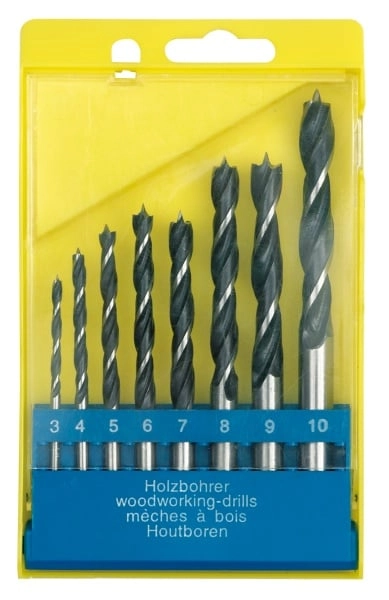 VOREL WOOD DRILL DRILLS SET. 8