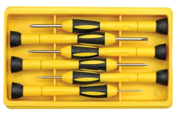 PRECISION SCREWDRIVERS 6 pcs. CrV 64553