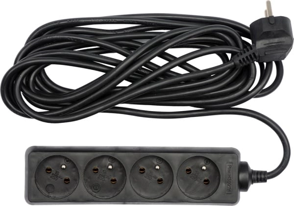 Vorel Electrical extension cable with grounding