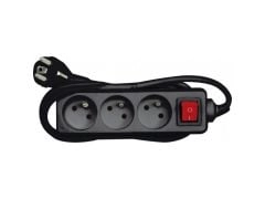 Vorel power strip 3 sockets 1