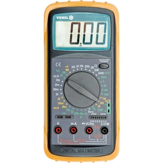 Vorel Digital universal meter with temperature