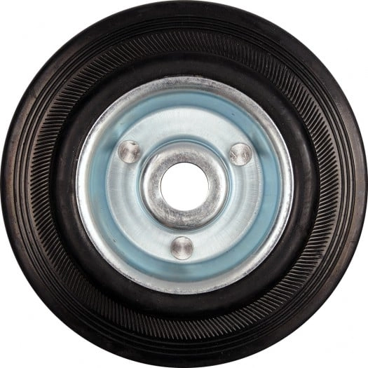 VOREL WHEEL WITH BEARINGS BLACK RUBBER
