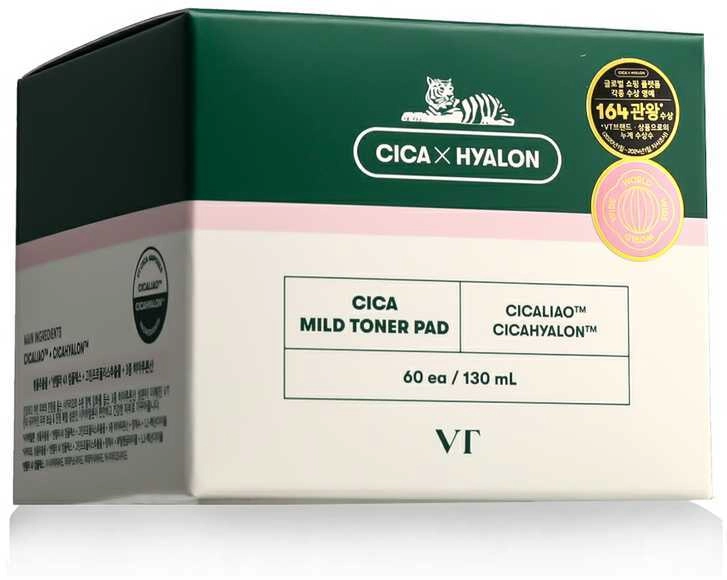VT Cosmetics Cica Mild Toner Pad