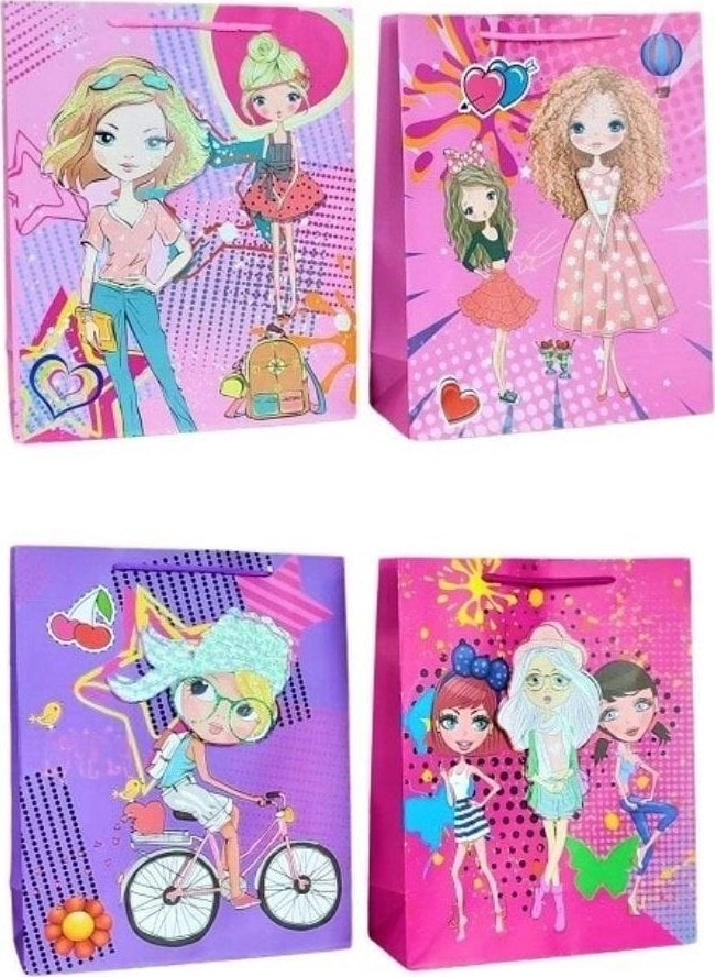WK 3D glitter gift bag JYWK