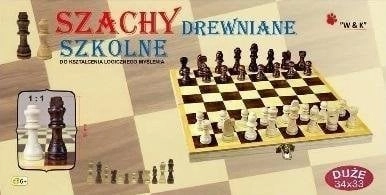 WK Large wooden school chess 504523