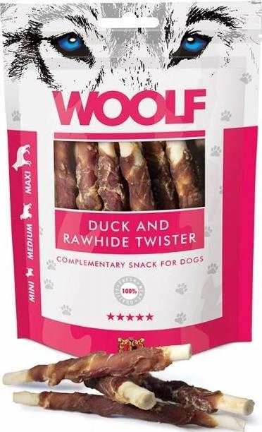 WOOLF Duck rawhide twister - dog