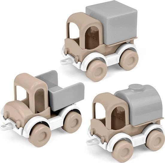 Wader BEIGE KID CARS CONSTRUCTION TRIO