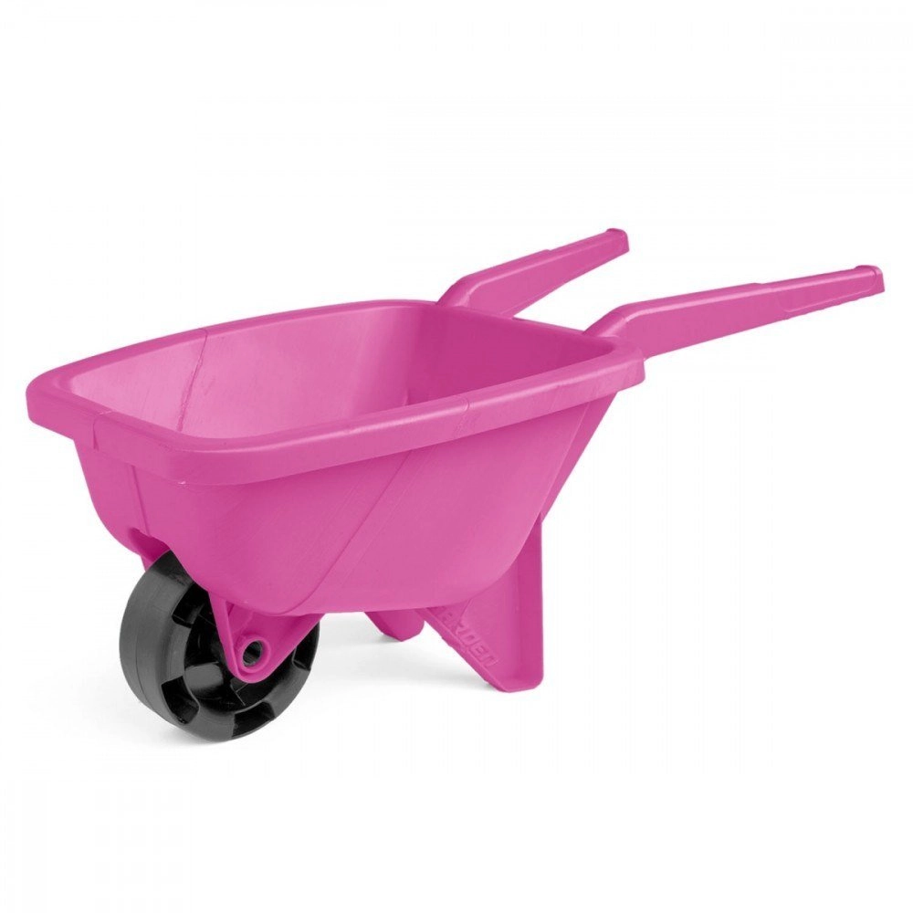 WADER Sand wheelbarrow pink 74505 45056