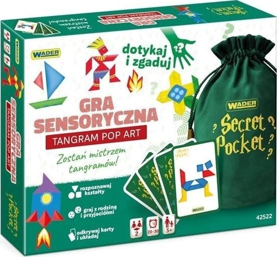 Wader Gra sensoryczna - Tangram Pop