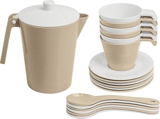 Wader BEIGE COFFEE SERVICE 19 ELEMENTS