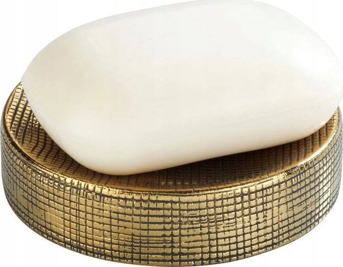 Wenko Ceramic soap dish RIVARA  gold