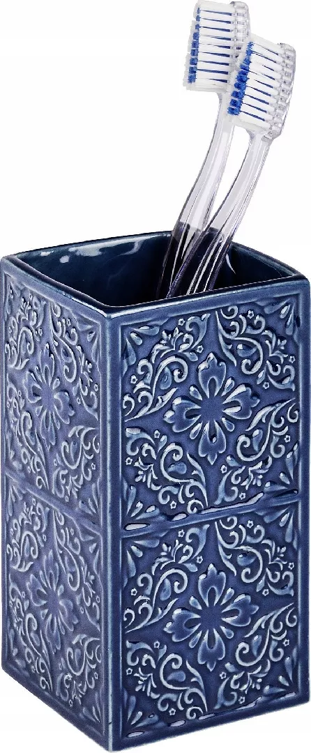 Wenko Toothbrush holder CORDOBA DARK BLUE