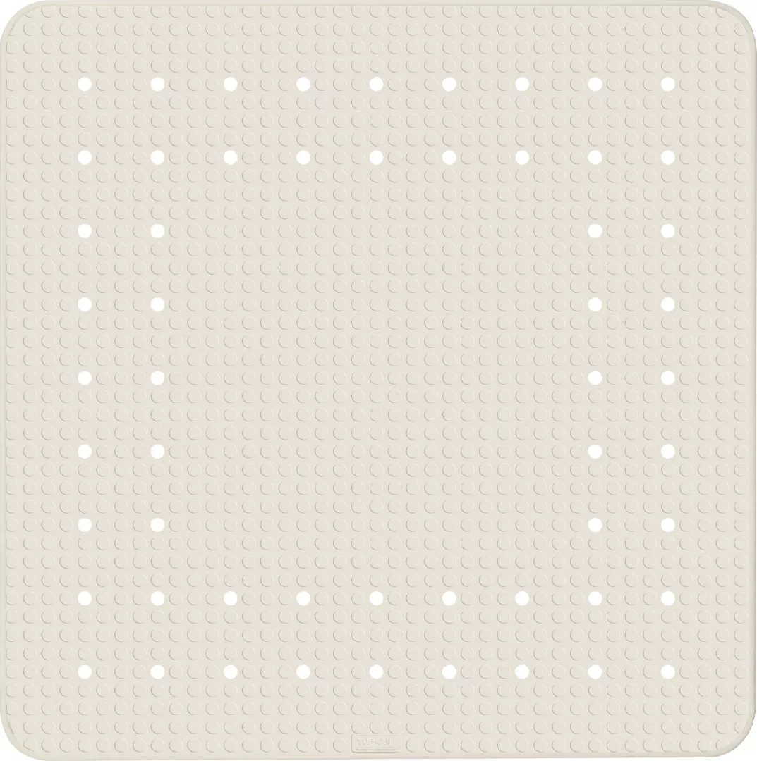 Wenko Square rubber shower mat Mirasol