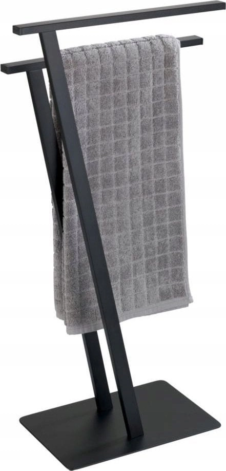 Wenko LIRIO floor-standing towel rack  black