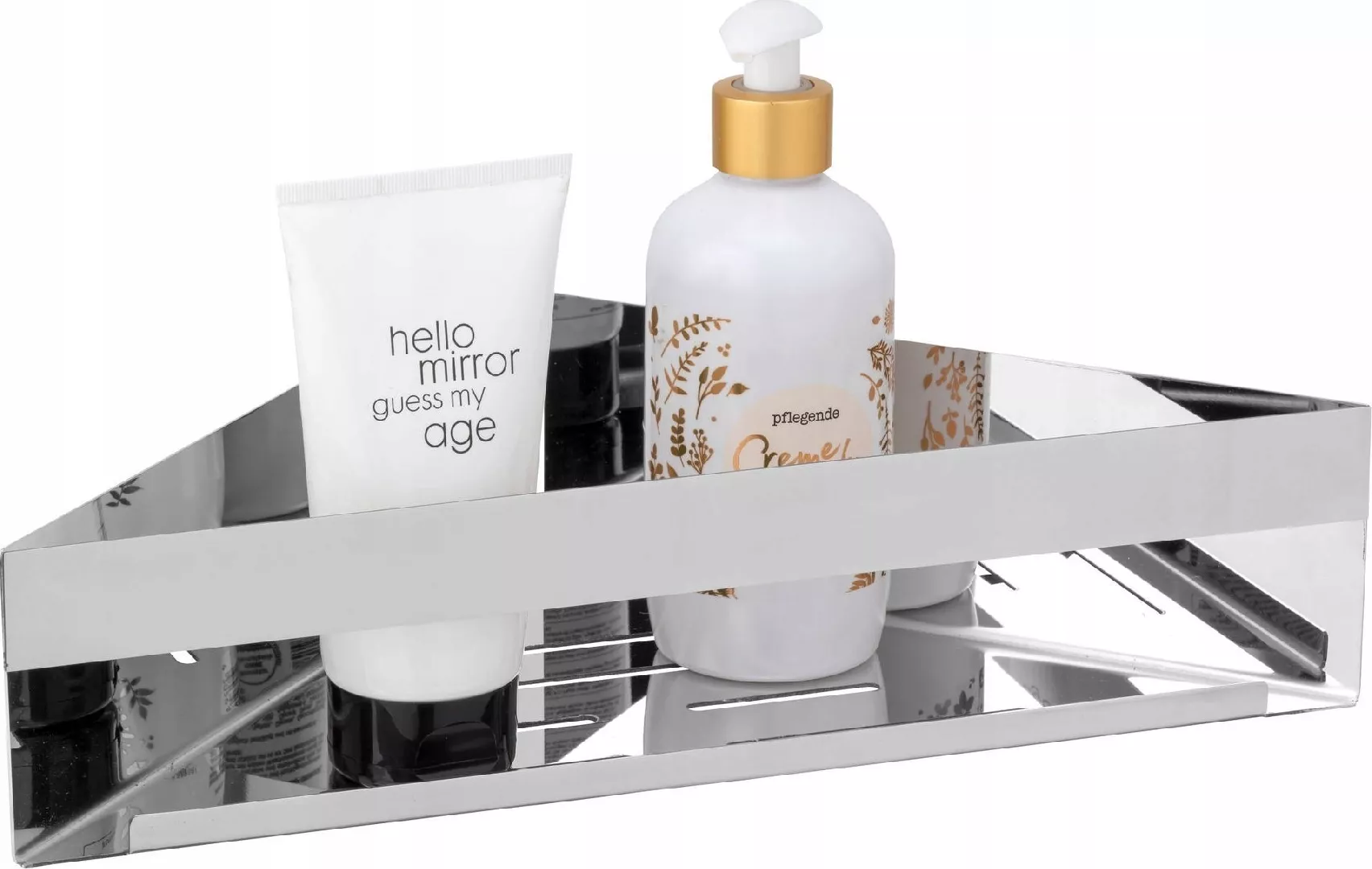 Wenko Corner bathroom shelf GENOVA  installation