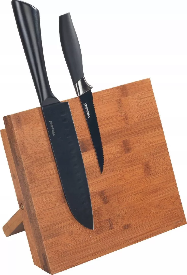 Wenko Magnetic MESINA knife stand bamboo