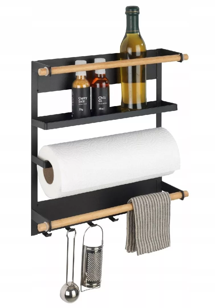 MAGNA multifunctional kitchen shelf with paper