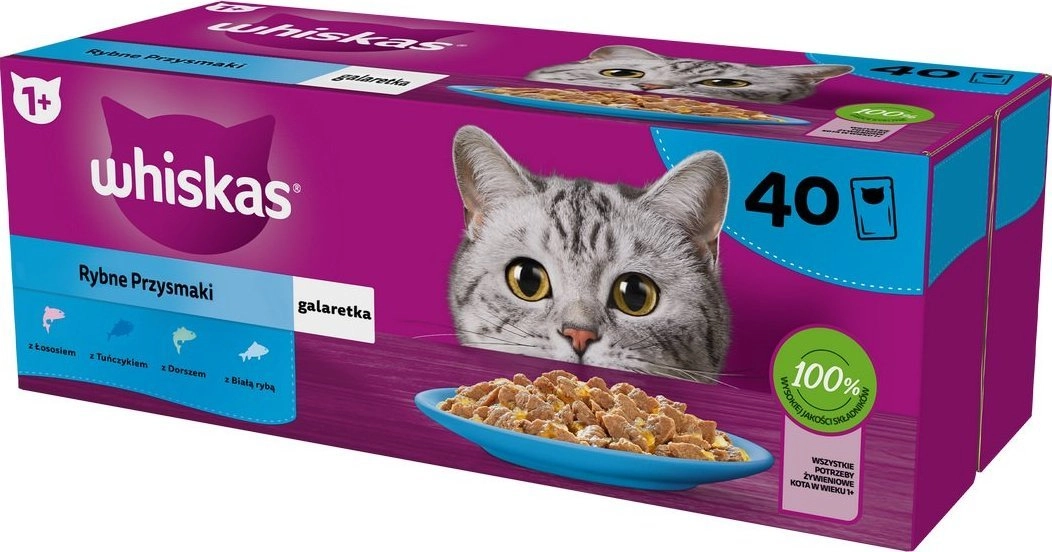 WHISKAS Fish Favourites in jelly -