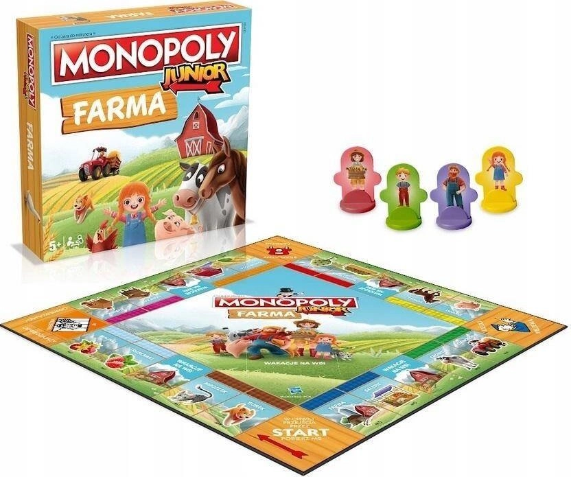 MONOPOLY JUNIOR Farma WM04483 55406 WM04483-POL-6