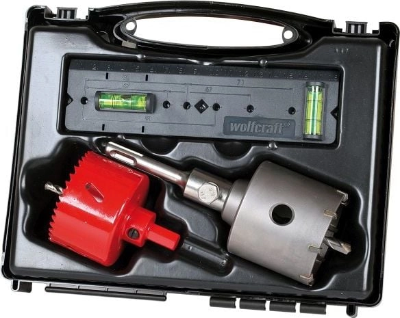Wolfcraft Hole saw set 68 mm/