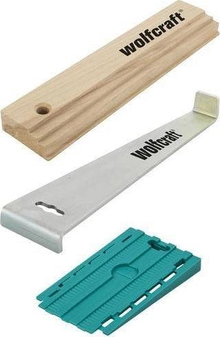 Wolfcraft set for laying laminate panels