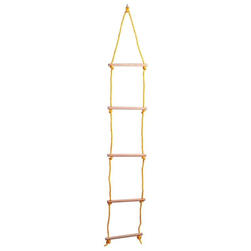 Woody 90124 Wooden Rope ladder (190cm)